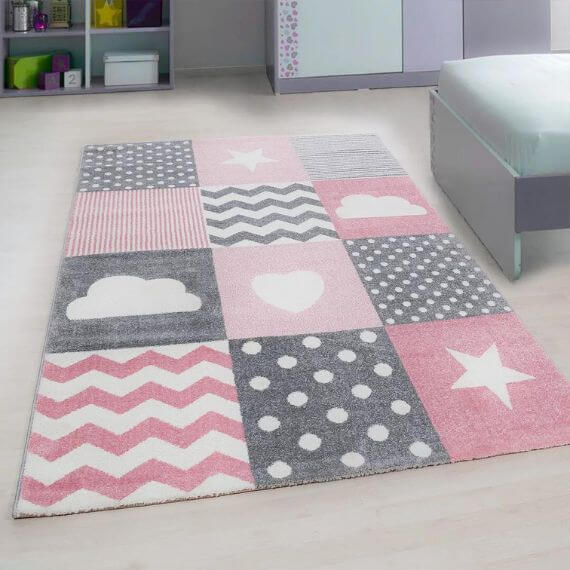 Tapis pour enfant rectangle Julie